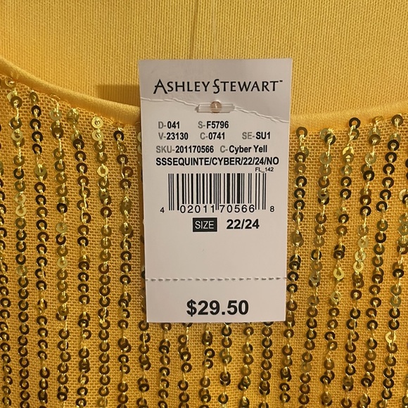 Ashely Stewart Sequence Top Plus Size 22/24 - Picture 3 of 3